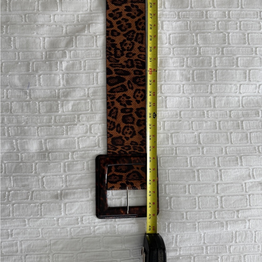 Waist Snatching Wide Leopard Print Belt - Picture 5 of 7
